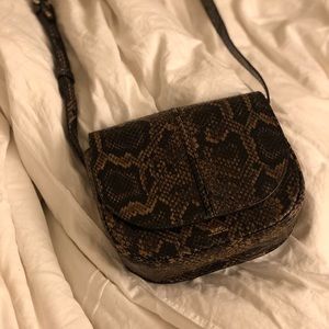 A.P.C Brown python betty bag